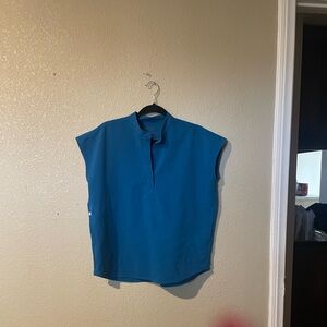 Figs Teal Technical Collection Top